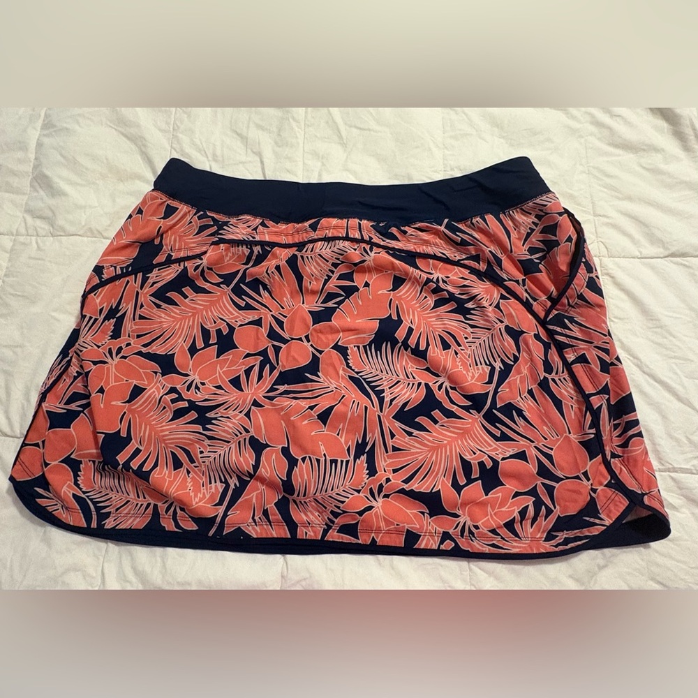 Lands’ End Quick Dry Elastic Waist Active Board Skort Swim Skirt 24W - Picture 3 of 5